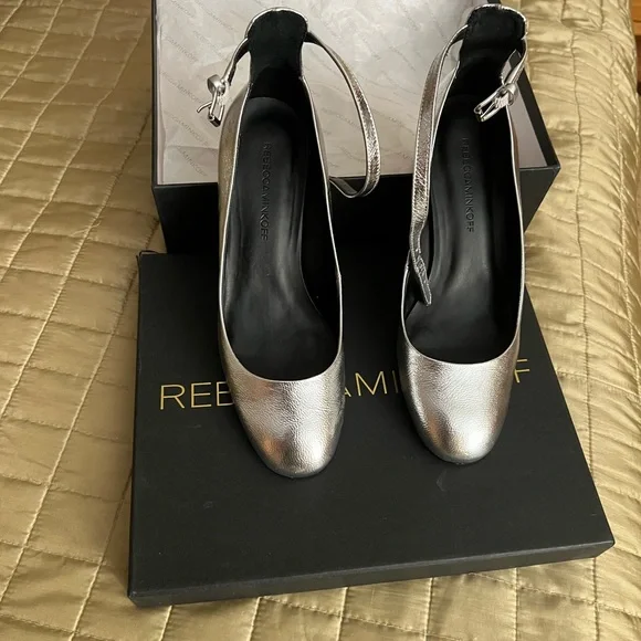 Rebecca Minkoff Silver Heels - Picture 2 of 8